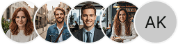 Multiple investor profile avatars on Lam Phuhung trading review block